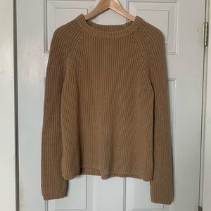 Quince Organic Cotton Fisherman Crew Sweater